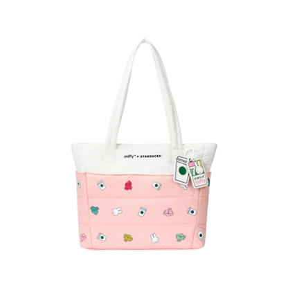 [K-STARBUCKS] Miffy 70th Anniversary Special Edition Puffer Bag Large - 미피 70주년 한국 스타벅스 콜라보 라지 백
