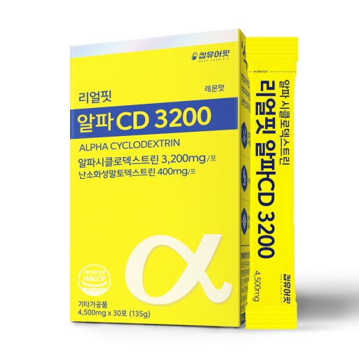 [Real Fit] Alpha CD 3200 (30packs) - 식사 후 한포, 리얼핏 알파CD 30포