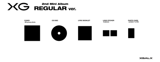 [PRE-ORDER]: XG 2nd Mini Album (Regular Ver.)