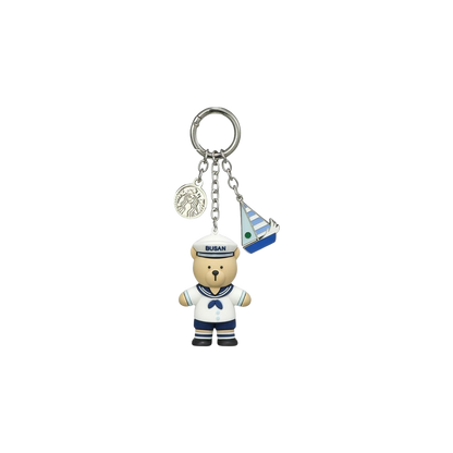 [K-Starbucks] Korean Regional Collection BUSAN KEYCHAIN 스타벅스 안녕 부산 베어리스타 키체인