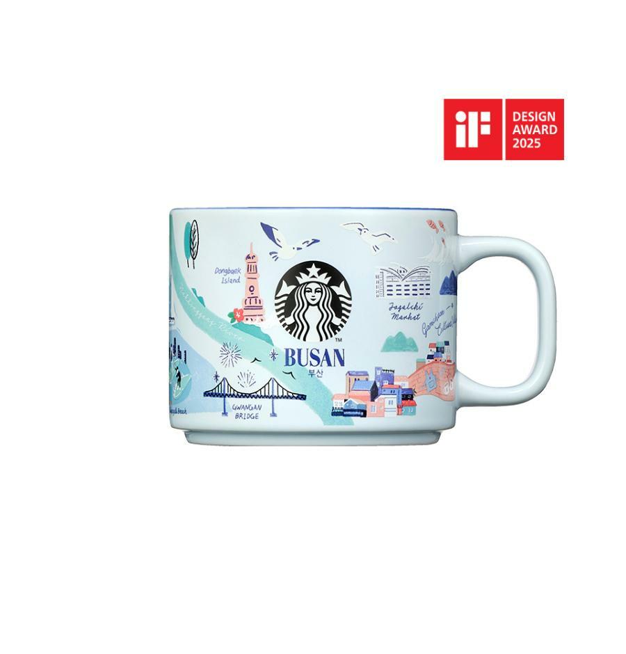 [K-Starbucks] Korean Regional Collection BUSAN Mug - 안녕 부산 머그 355ml