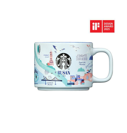 [K-Starbucks] Korean Regional Collection BUSAN Mug - 안녕 부산 머그 355ml