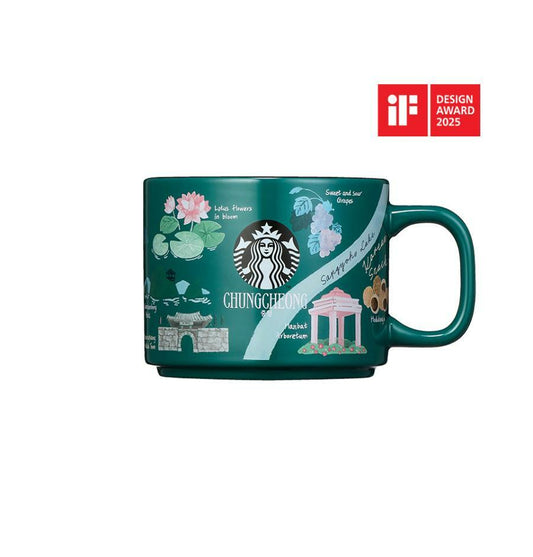 [K-Starbucks] Korean Regional Collection CHUNGCHEONG Mug - 안녕 충청 머그 355ml