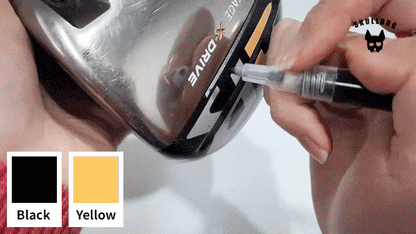 Golf Club Self Paint Touch Up Pen (Easy to Use &amp; Last Long) -&nbsp; 골프채 골프클럽 전용 셀프 커스텀 도색 페인트 펜 자연건조 uv램프, 리무버 필요없음