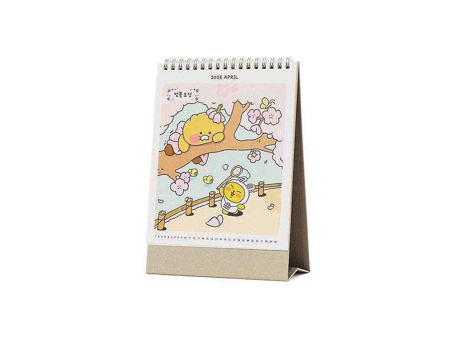 2025 Desk Calendar (Korean)