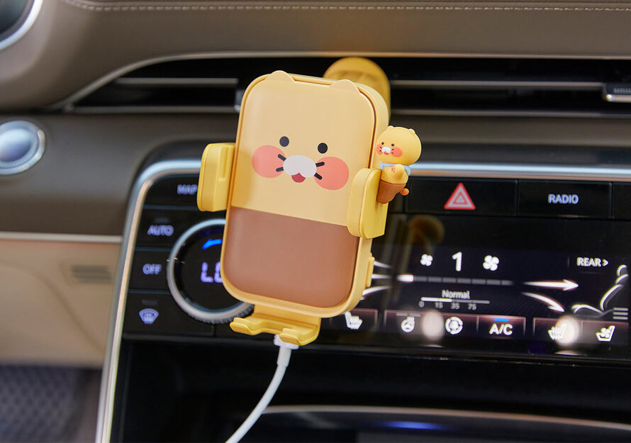 Kakao Friends: Car Phone Charger Holder - Choonsik	[춘식이 오토 무선 충전 거치대]