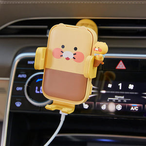 Kakao Friends: Car Phone Charger Holder - Choonsik	[춘식이 오토 무선 충전 거치대]