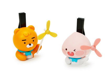 Kakao Friends: Pinwheel Car air Freshener Little Apeach 바람개비 방향제 리틀어피치