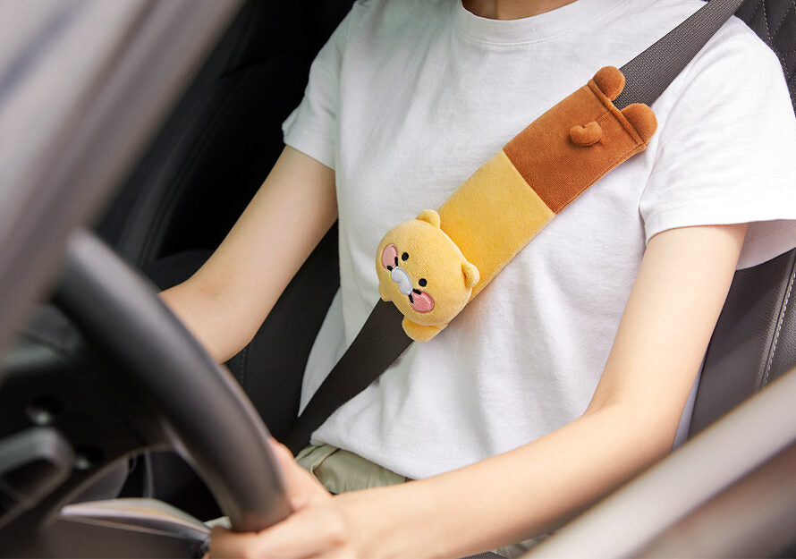 Kakao Friends: Seatbelt Shoulder Pad Choonsik 춘식이 인형 안전벨트