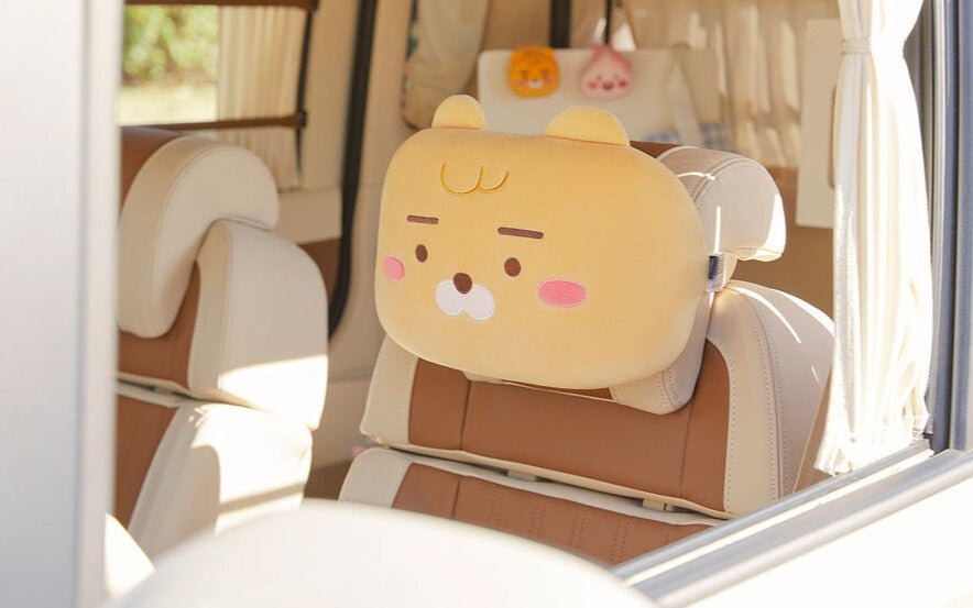 Kakao Friends: Car Seat Headrest Hook  - Little Ryan	리틀라이언 차량용 목쿠션