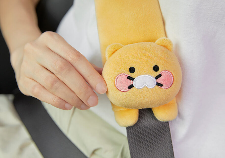 Kakao Friends: Seatbelt Shoulder Pad Choonsik 춘식이 인형 안전벨트