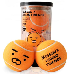 Kakao Friends: Nassau Tennis Balls (2 PCS) 카카오프렌즈: 낫소 테니스 공(2입)