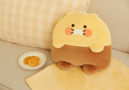 Kakao Friends: Car Cushion Blanket Choonsik 포근한 차량용 쿠션 담요 춘식이