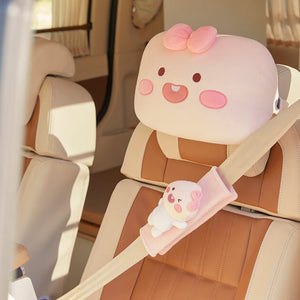 Kakao Friends: Car Seat Headrest Hook - Little Apeach 리틀어피치 차량용 목쿠션