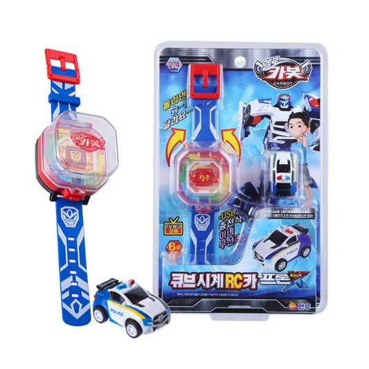 [HELLO CARBOT] Cube Watch RC Car - Fron Police X (헬로 카봇 큐브 시계 RC카 프론 폴리스X)