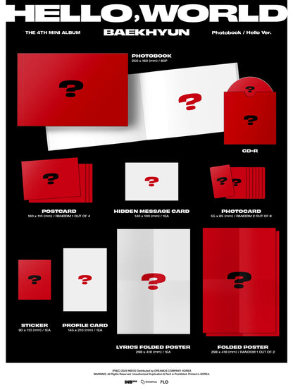 BAEKHYUN 4th Mini Album [Hello, World] (Hello Ver. / World Ver.)