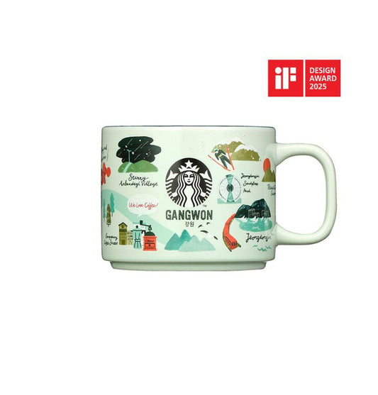 [K-Starbucks] Korean Regional Collection GANGWON Mug - 안녕 강원 머그 355ml