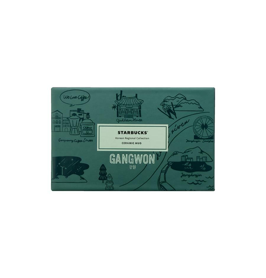 [K-Starbucks] Korean Regional Collection GANGWON Mug - 안녕 강원 머그 355ml