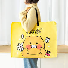 Kakao Friends: Say Cheese Tarpaulin Bag Large - 세이치즈 타포린 백 라지