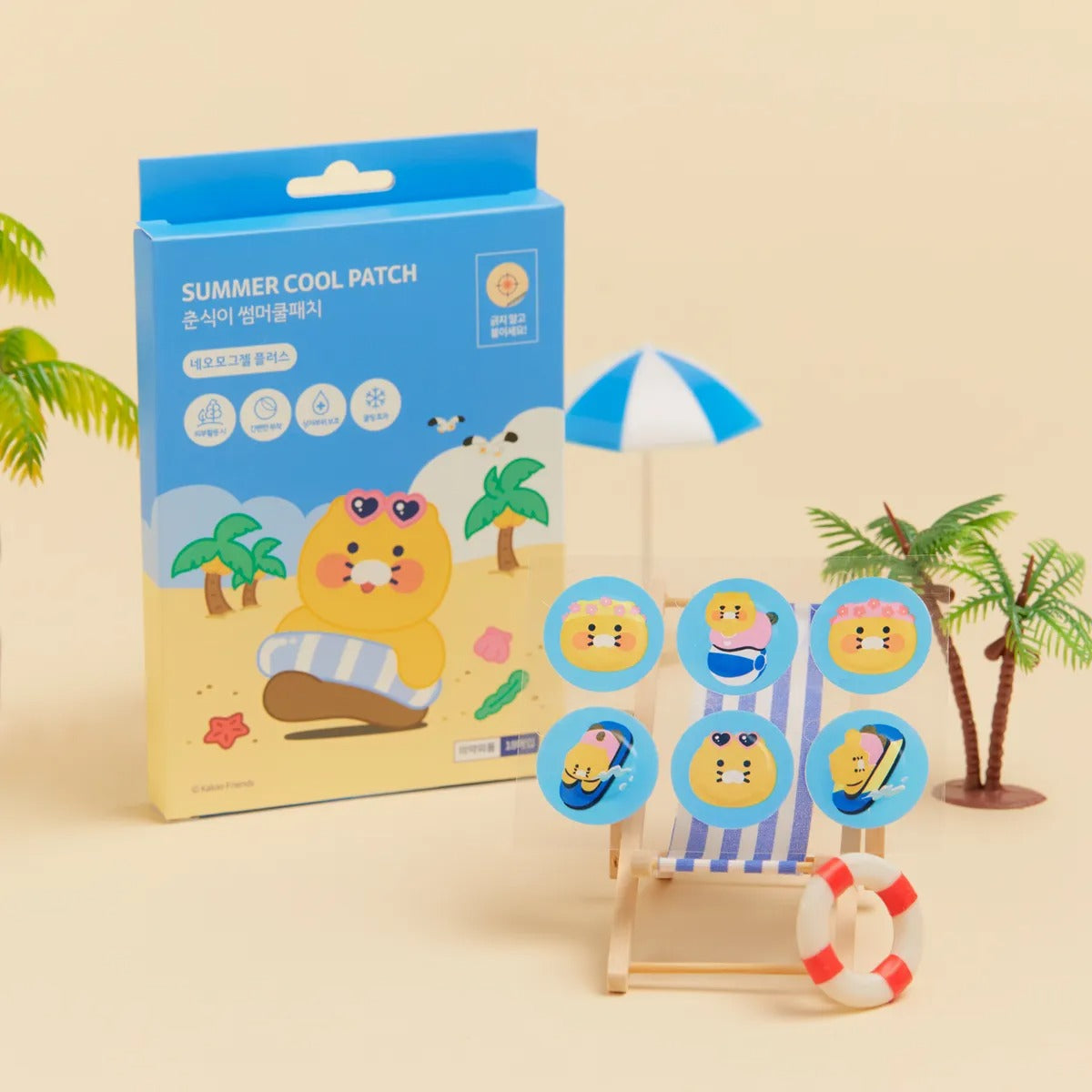 [KAKAO FRIENDS] Choonsik Summer Cool Patch - 춘식이 썸머쿨패치