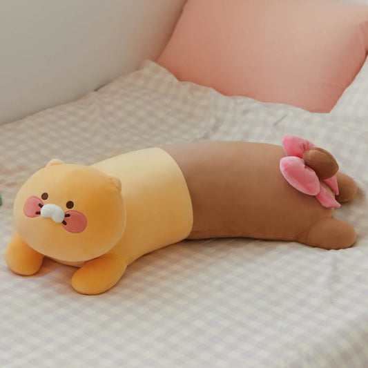 [KAKAO FRIENDS] Ribbon Curve Body Pillow Choonsik - 리본 커브 바디 대형 필로우 춘식이