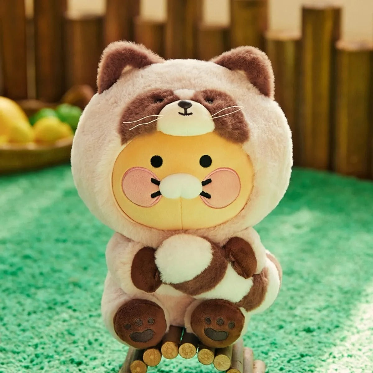 [KAKAO FRIENDS] FriendZoo Raccoon Dog Doll Choonsik - 프렌ZOO 춘식이 너구리 인형