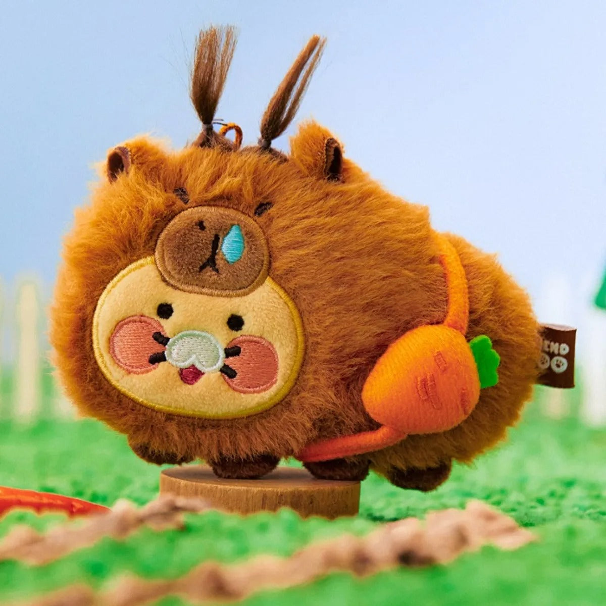 [KAKAO FRIENDS] FriendZoo Capybara Keychain Doll Choonsik - 프렌ZOO 카피바라 카피바라 키링인형