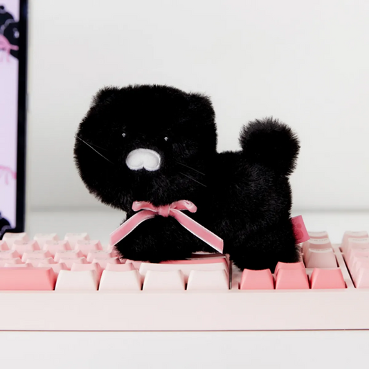 [KAKAO FRIENDS] Black Choonsik Plush Keyring Choonsik - 블랙춘 미니키링인형 춘식이