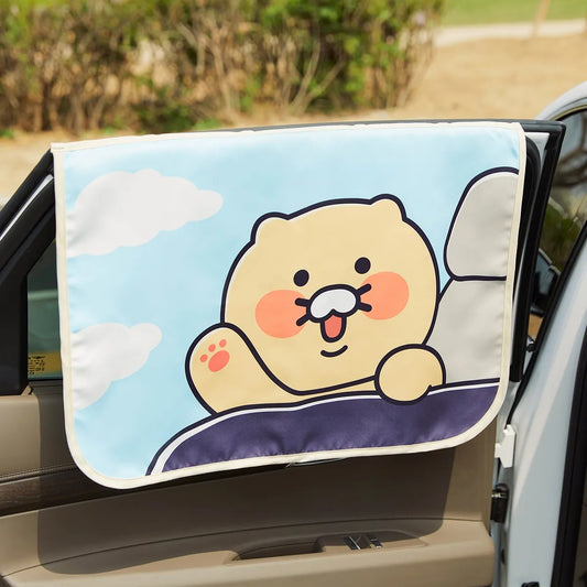 [KAKAO FRIENDS] Choonsik Car Curtain 1P - 춘식이 차량용 커튼 1P