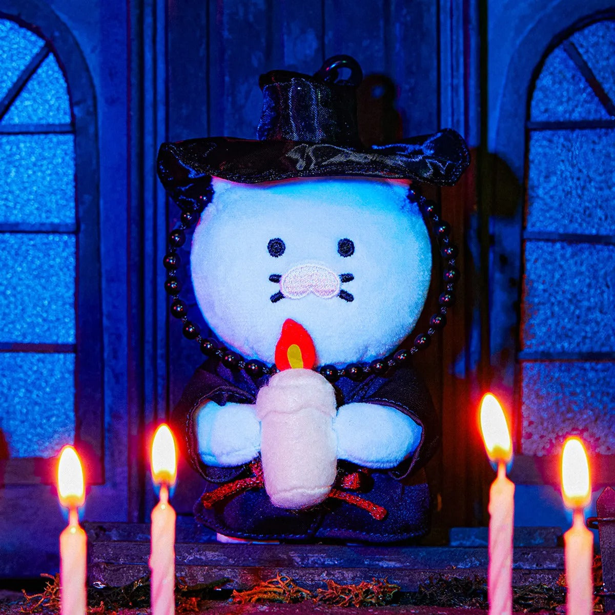 [KAKAO FRIENDS] Nyang Nyang Special Plush Keyring Grim Reaper - 냥냥특집 춘식이 키링인형 저승사자