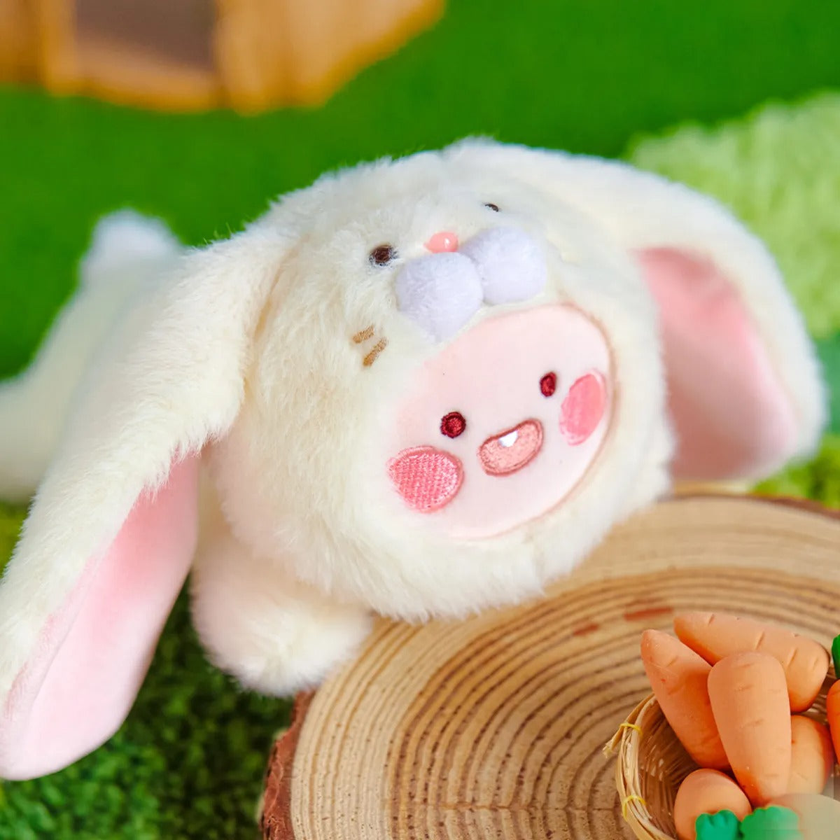[KAKAO FRIENDS] Friendzoo Rabbit Mini Doll Little Apeach - 프렌ZOO 어피치 폭신한 토끼 미니인형