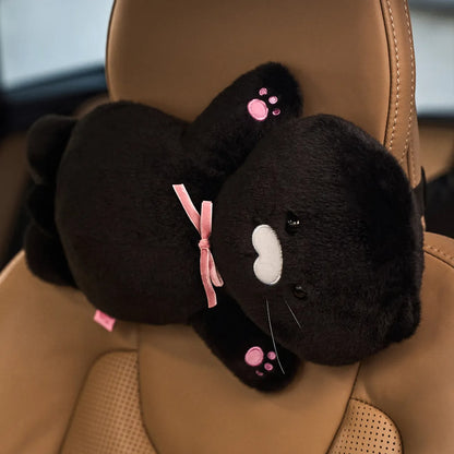 [KAKAO FRIENDS] Black Choon Seatbelt Cover_Choonsik 블랙춘 안전벨트 커버_춘식이