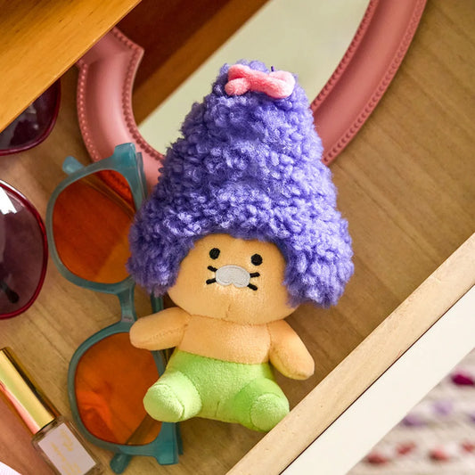 [KAKAO FRIENDS] Purple Roll Choon Keyring Doll Choonsik - 춘식이 키링인형 퍼플롤춘