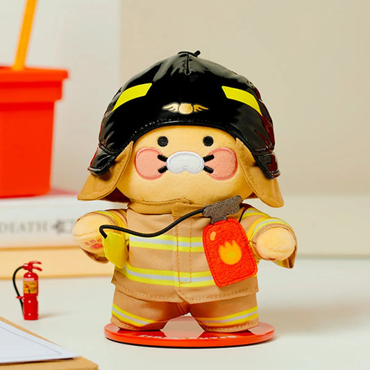[KAKAO FRIENDS] ProChoon Firefighter Standing Keychain Doll Choonsik - 프로춘 소방관 스탠딩 키링인형 춘식이