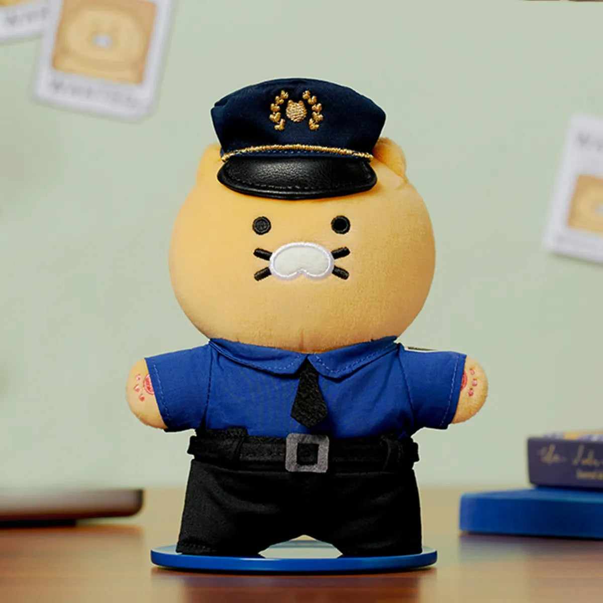 [KAKAO FRIENDS] ProChoon Police Standing Keychain Doll Choonsik - 프로춘 경찰 스탠딩 키링인형 춘식이