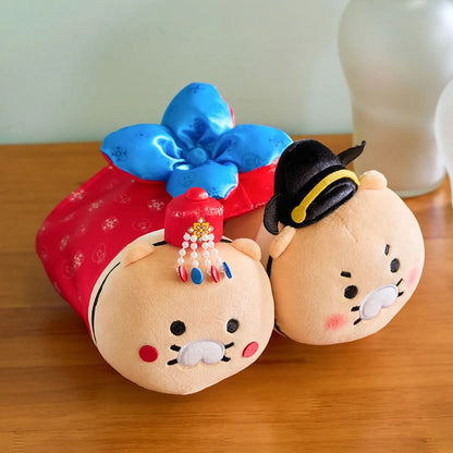 [KAKAO FRIENDS] Wedding Choon Doll Set Choonsik - 춘식이 복춘혼례 인형 세트