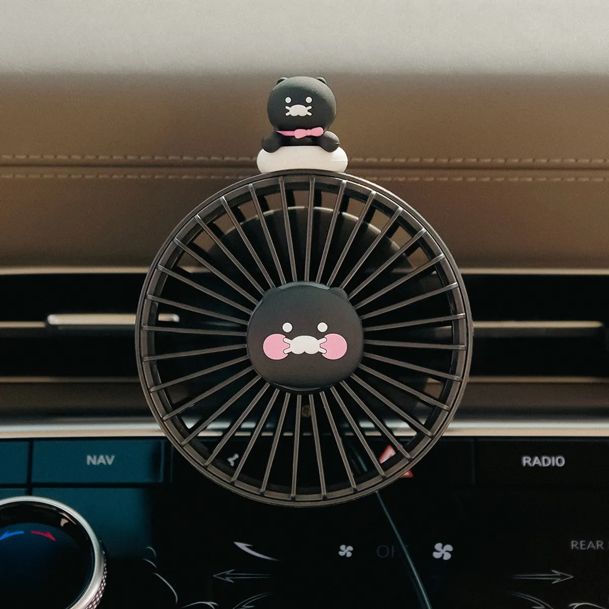 [KAKAO FRIENDS] Black Choon Car Fan_Choonsik 블랙춘 차량용 선풍기_춘식이