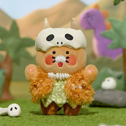 [KAKAO FRIENDS] Uga Chunga Stone Axe Keyring Plush_Choonsik - 우가춘가 키링인형 돌도끼 춘식이