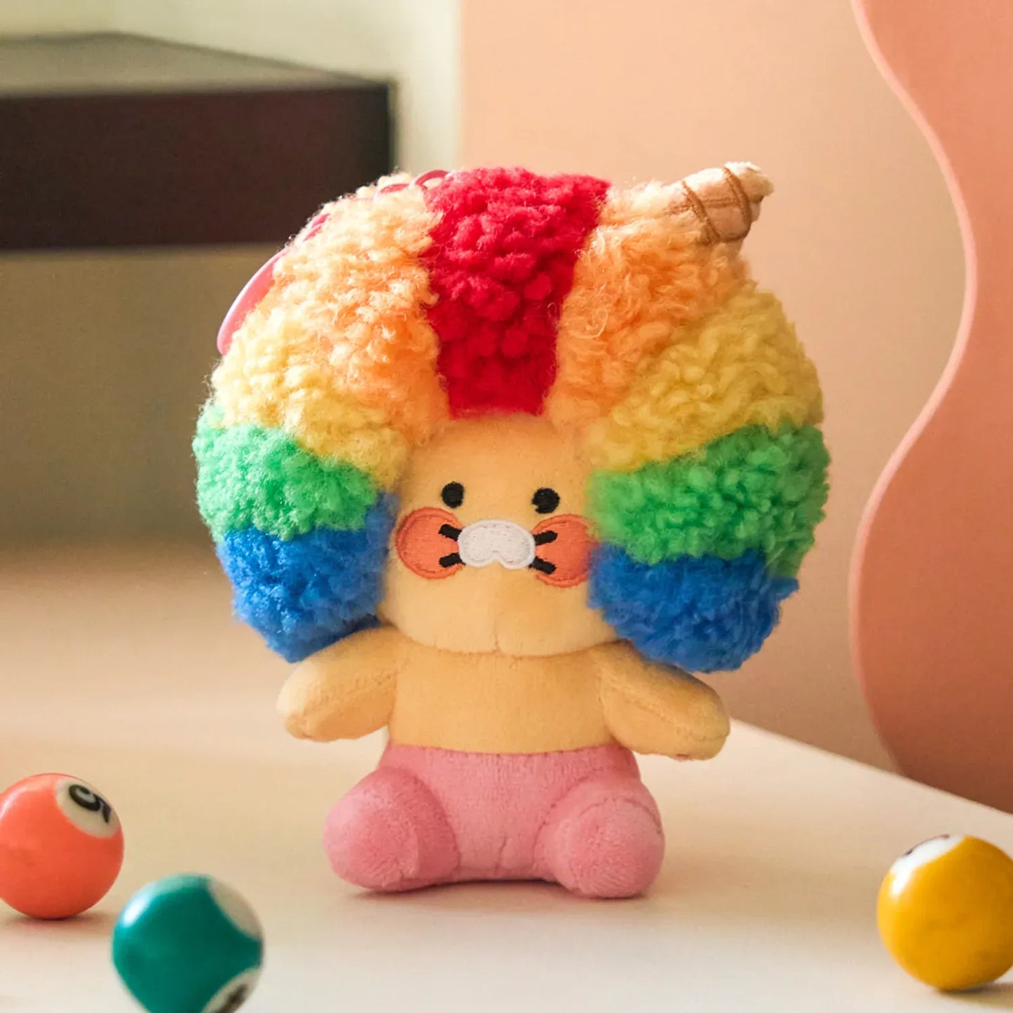 [KAKAO FRIENDS] Rainbow Choon Keyring Doll Choonsik - 레인보우춘 키링인형 춘식이