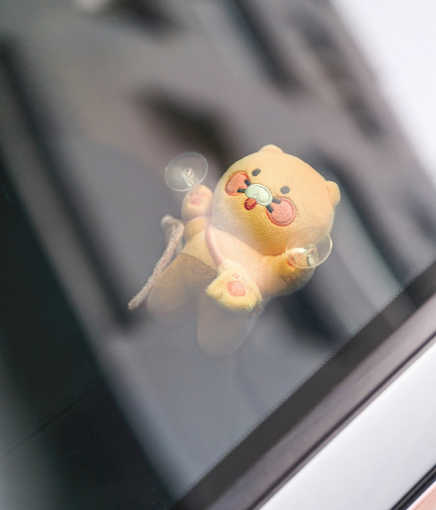 [KAKAO FRIENDS] Window Swipe Deco Plush Choonsik - 쓱삭쓱삭 윈도우 데코인형 춘식이