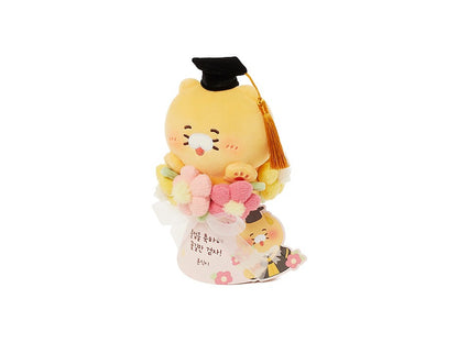 [KAKAO FRIENDS] Graduation Flower Doll Choonsik - 졸업 축하 플라워 인형 춘식이