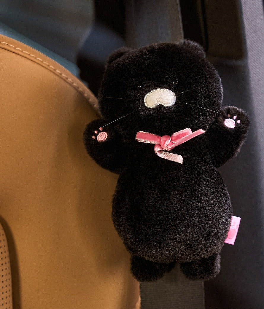 [KAKAO FRIENDS] Black Choon Seatbelt Cover_Choonsik 블랙춘 안전벨트 커버_춘식이