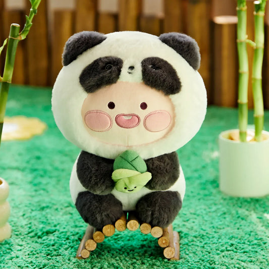 [KAKAO FRIENDS] FriendZoo Panda Doll Little Apeach - 프렌ZOO 리틀어피치 판다 인형