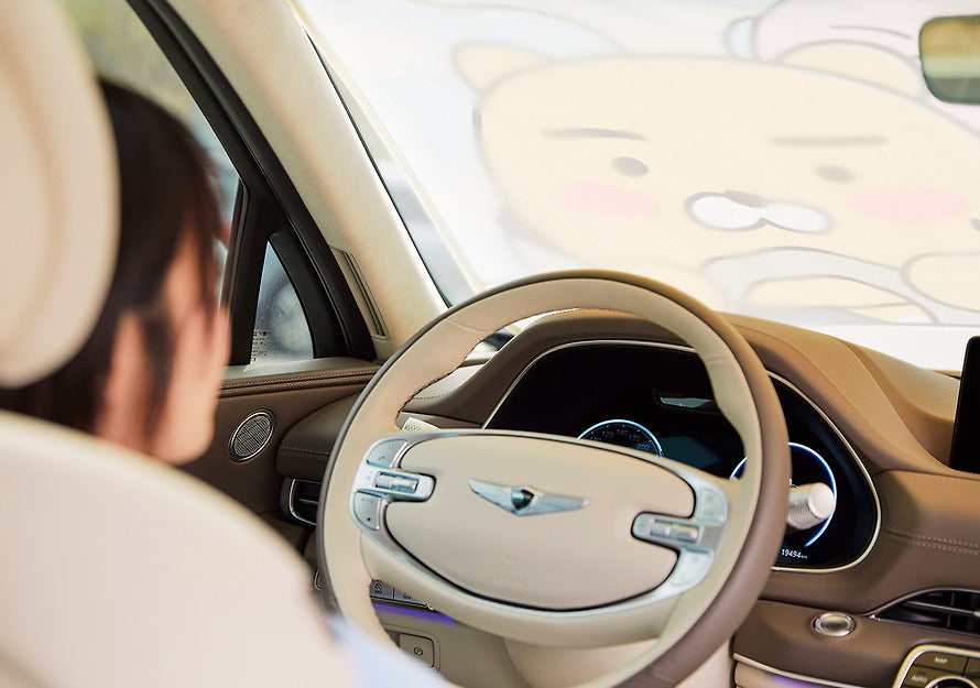 [KAKAO FRIENDS] Kakao Friends Car Windshield Sunshade	차량 전면 유리 햇빛 가리개_프렌즈