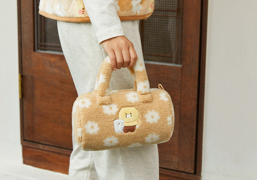 [KAKAO FRIENDS] Choonsik Country Style Buckle Tote Bag - 시골집 부클 토트백_춘식이