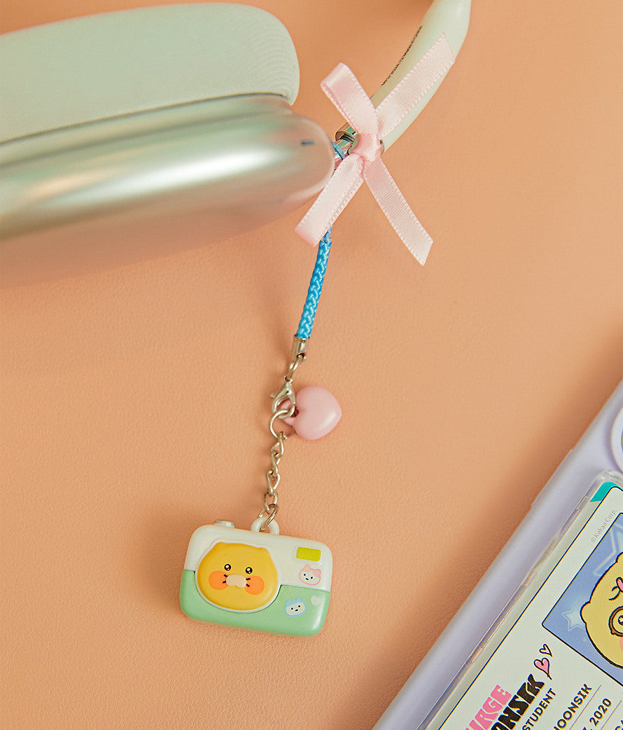 [KAKAO FRIENDS] Choonsik Savage Strap Keyring (Camera)	세비지 스트랩 키링 (카메라)_춘식이