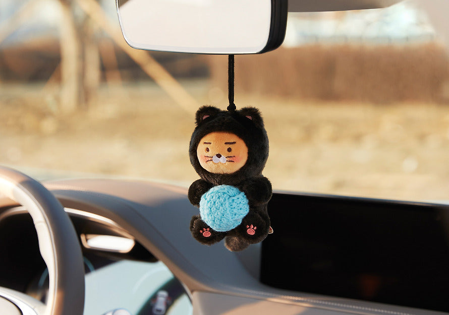[KAKAO FRIENDS] Ryan Meow Car Fragrance Stuffy - 냥냥 차량용 향기나는 인형_라이언