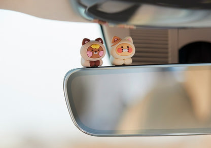 [KAKAO FRIENDS] Meow Mini Car Deco Figure Set - 냥냥 차량용 미니 데코 피규어 세트