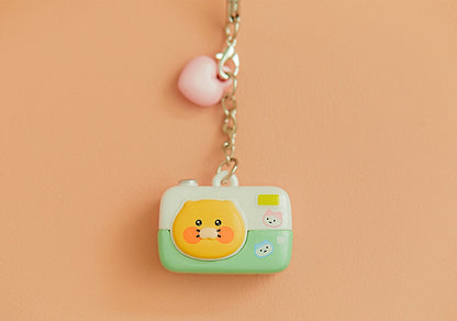 [KAKAO FRIENDS] Choonsik Savage Strap Keyring (Camera)	세비지 스트랩 키링 (카메라)_춘식이
