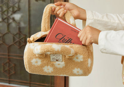 [KAKAO FRIENDS] Choonsik Country Style Buckle Tote Bag - 시골집 부클 토트백_춘식이